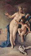 Sebastiano Ricci Venus und Amor oil on canvas